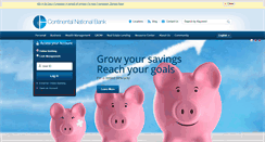 Desktop Screenshot of continentalbank.com